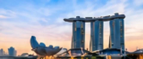Marina Bay Sands on the Singapore skyline